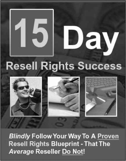 Product picture 15 days resell rights success