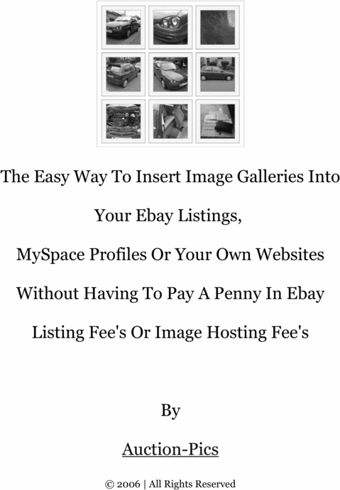 Product picture auction pics ebooks