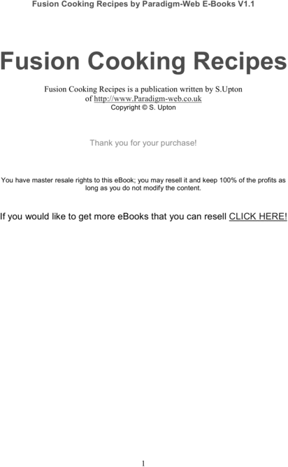 Product picture fusion cooking recipes