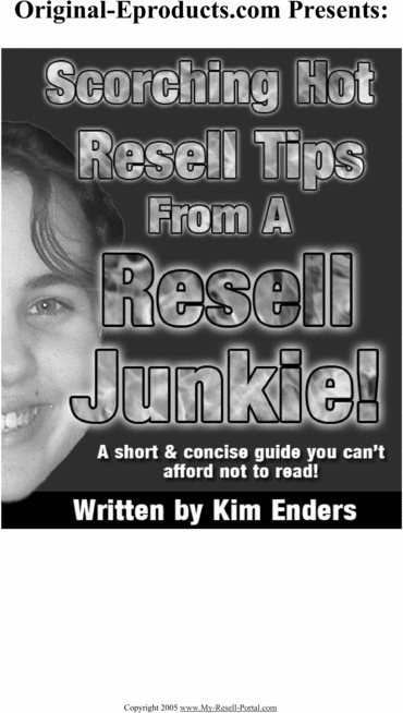 Product picture resell junkie!