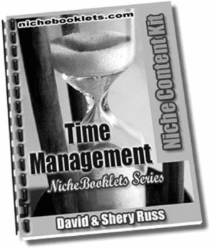 Product picture time management nichebooklets series