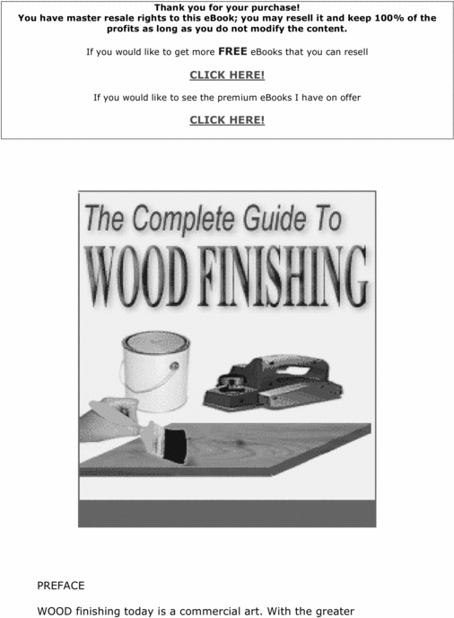 Product picture the complete guide to wood finishing